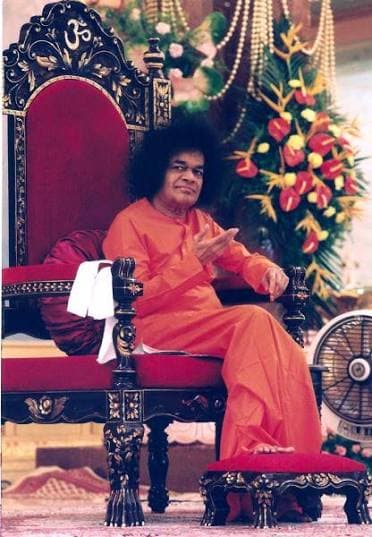 Portrait of Sathya Sai Baba